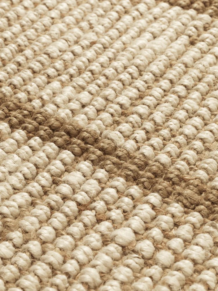 Athens Stripes Runner - Ferm Living Rugs - Natural/Ink Blue - HORNE