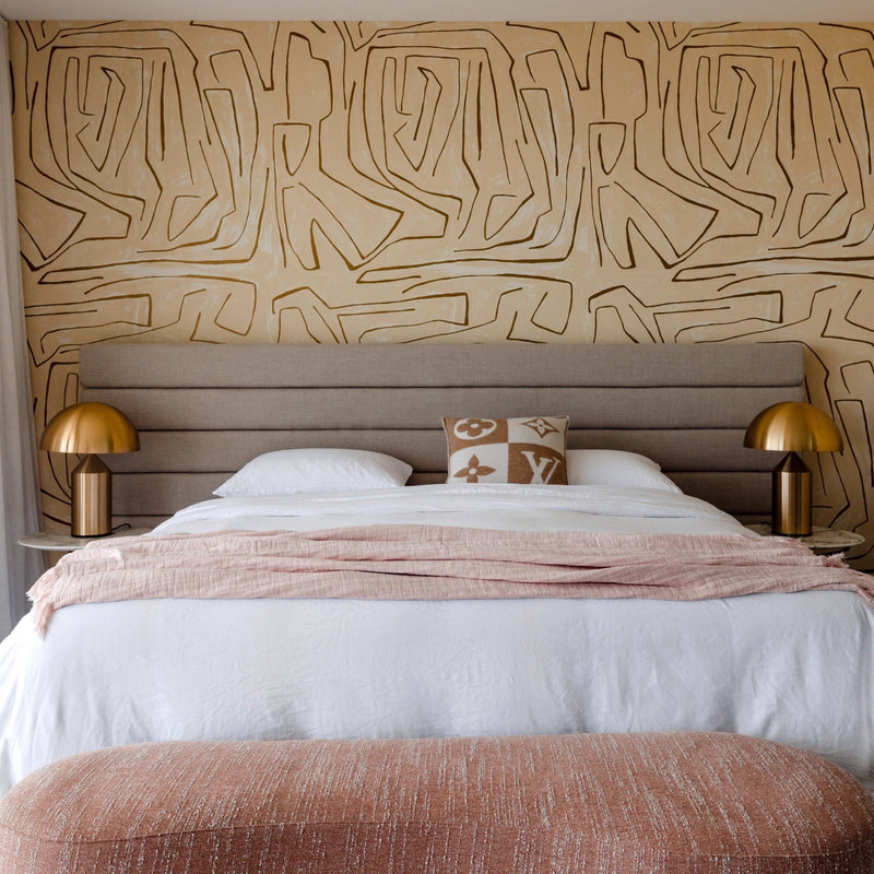 Atollo Metal Table Lamp - Oluce - Table + Task - Satin Bronze - Small - HORNE