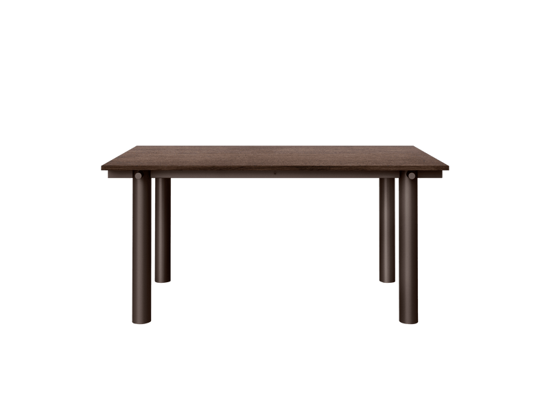Atura Dining Table - 160 x 90 - Ferm Living Tables - Dark Chocolate/Dark Stained Oak - HORNE