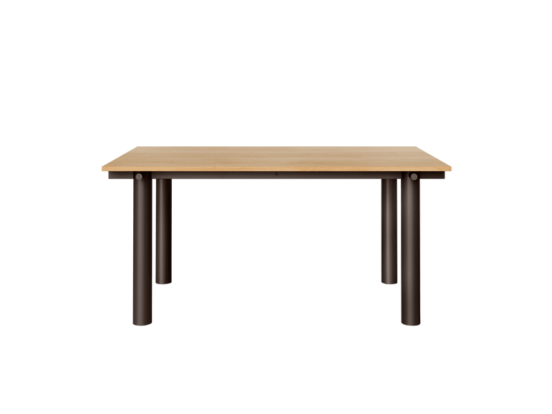 Atura Dining Table - 160 x 90 - Ferm Living Tables - Dark Chocolate/Dark Stained Oak - HORNE