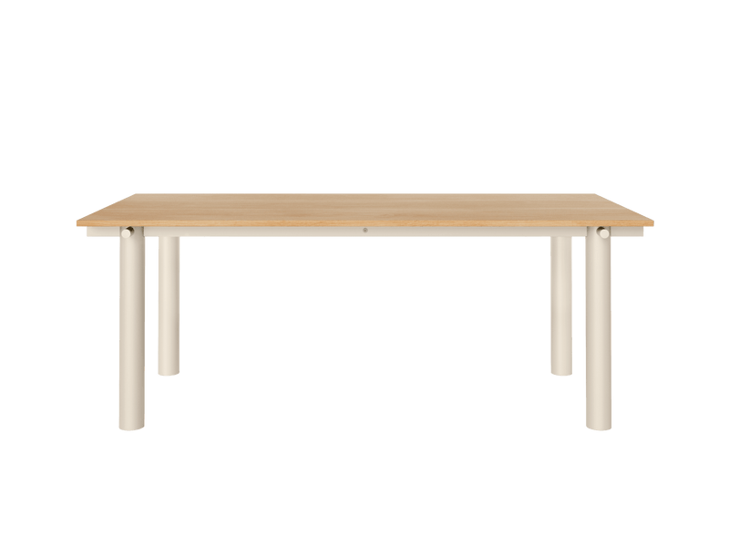 Atura Dining Table - 200 x 90 - Ferm Living Tables - Dark Chocolate/Dark Stained Oak - HORNE