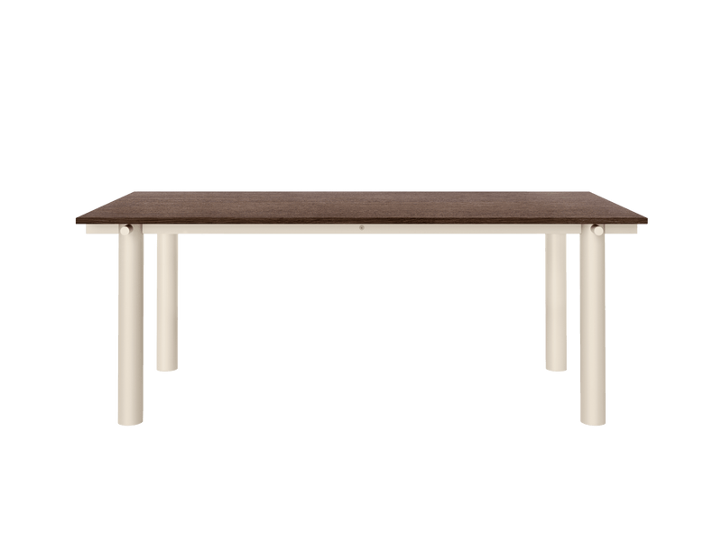 Atura Dining Table - 200 x 90 - Ferm Living Tables - Dark Chocolate/Dark Stained Oak - HORNE