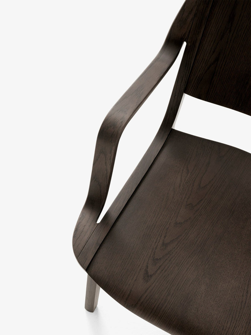 Ax Lounge Chair - &Tradition Chairs - Lacquered Oak & Walnut - HORNE
