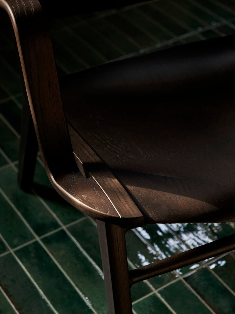 Ax Lounge Chair - &Tradition Chairs - Lacquered Oak & Walnut - HORNE