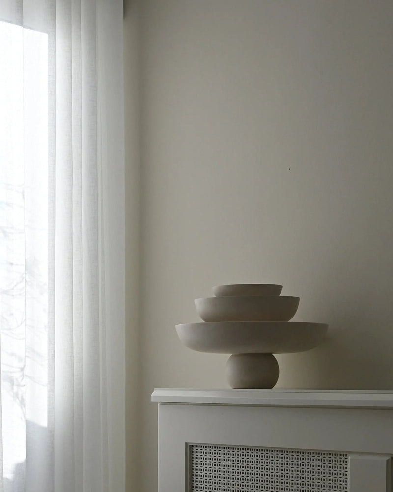 Baburu Bowl - 101 Copenhagen Serveware - Birch - Big - HORNE