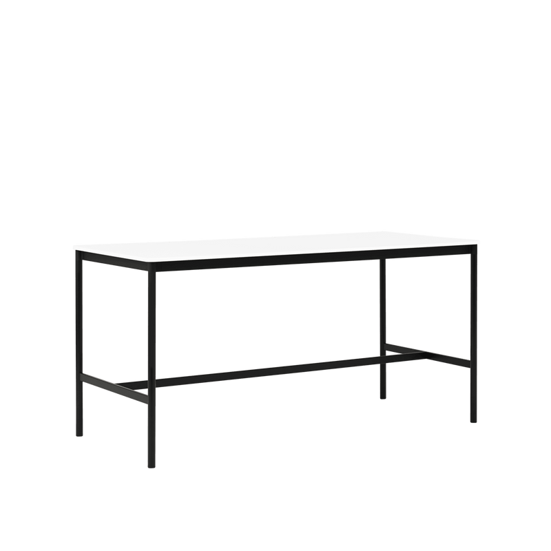 Base High Table 3 - Muuto - Table + Task - White ABS Top & White Base - HORNE