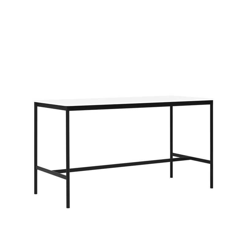 Base High Table 4 - Muuto - Table + Task - White ABS Top & White Base - HORNE