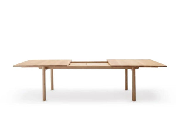 Basic Extendable Table - Straight - Nikari Tables + Desks - Natural Oiled Oak - HORNE