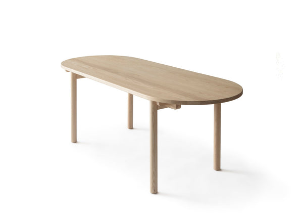Basic Table - Oval - Nikari Tables + Desks - Ash - 78.7" x 31.5" - HORNE