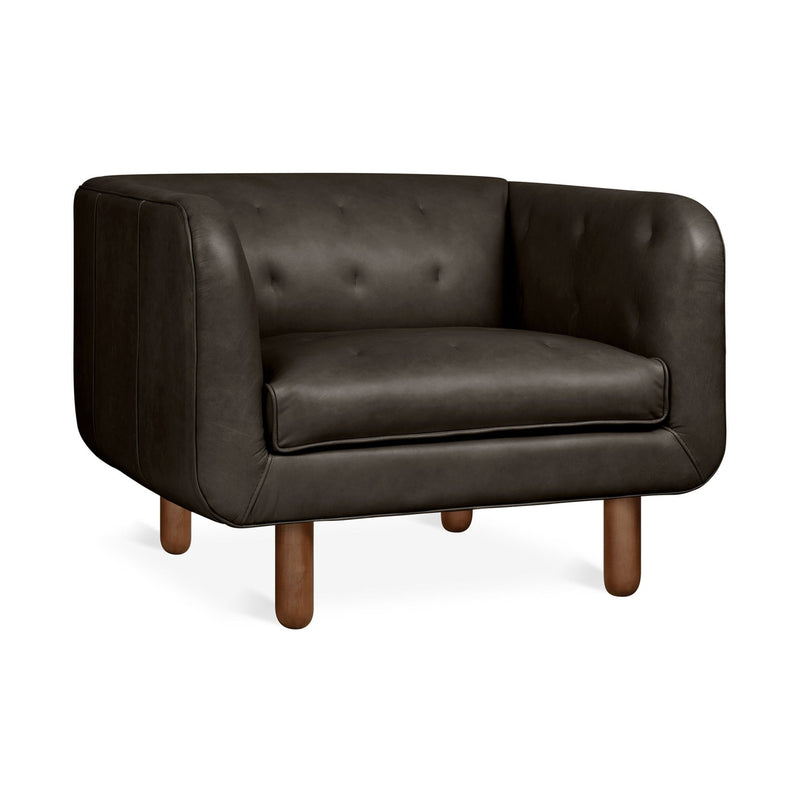 Beaconsfield Chair - Gus* Modern - Chairs - Canyon Whiskey Leather - Walnut - HORNE