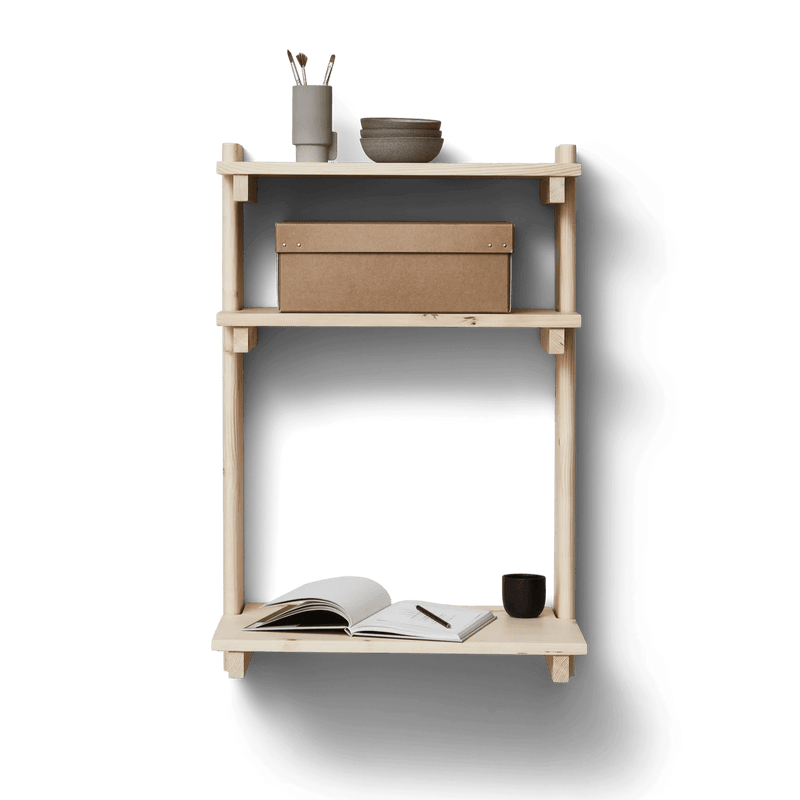 Beam Wall Office Shelf 3 - Form + Refine Shelving - HORNE