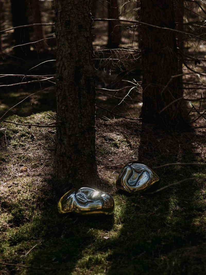 Bellure Piece - Oval - Ferm Living Art + Objects - Rustic Bronze - HORNE