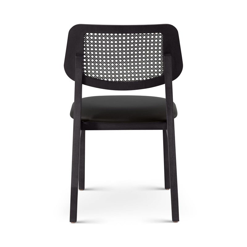 Beth 2.0 Cane Side Chair - Urbia Chairs - Medley Ivory Ebano Natural - HORNE