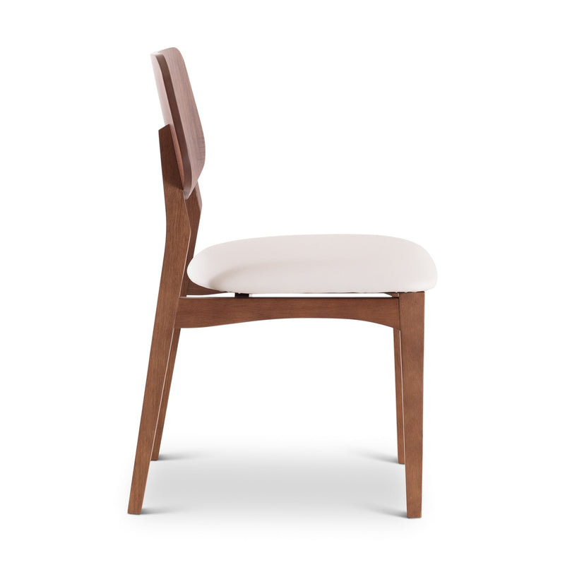 Beth 2.0 Side Chair - Urbia Chairs - Medley Ivory Ebano - HORNE
