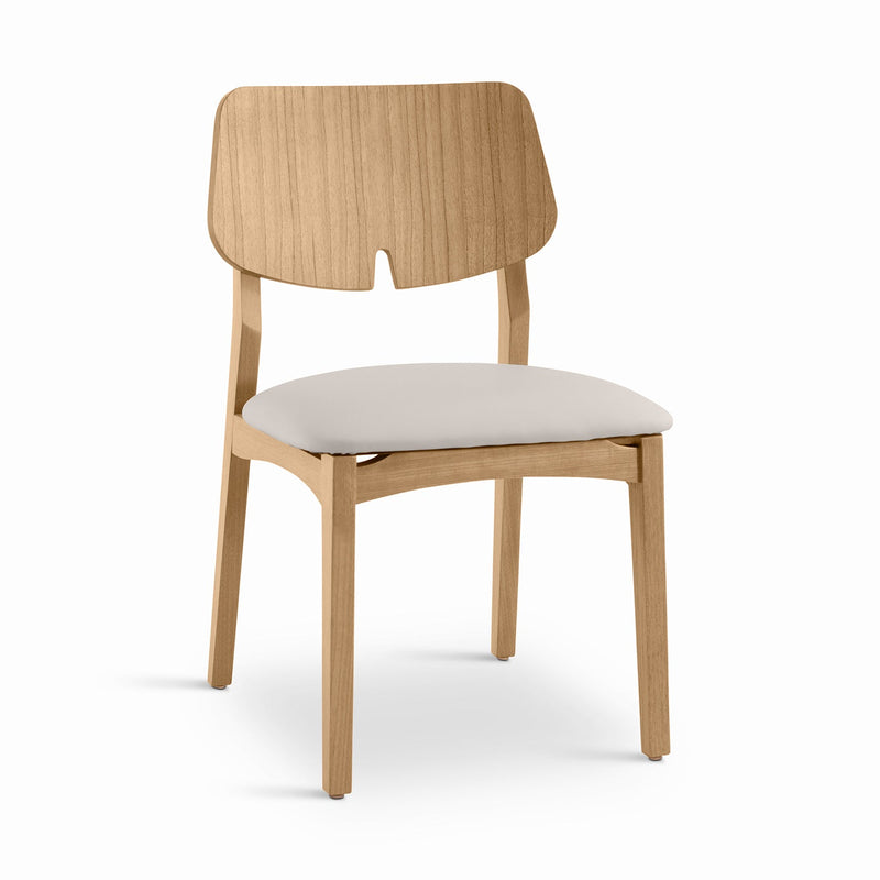 Beth 2.0 Side Chair - Urbia Chairs - Medley Ivory Ebano - HORNE
