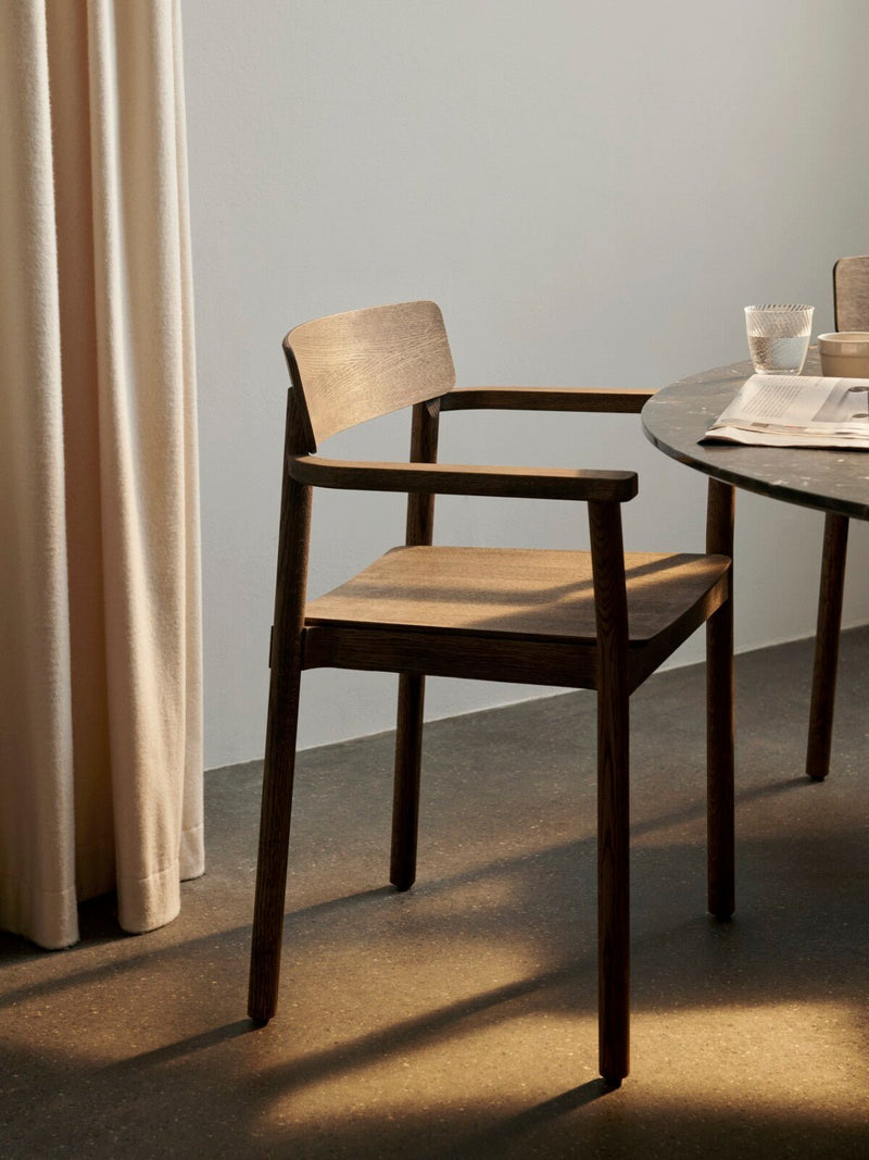 Betty Armchair - No Upholstery - &Tradition Chairs - Smoked Oiled Oak - HORNE