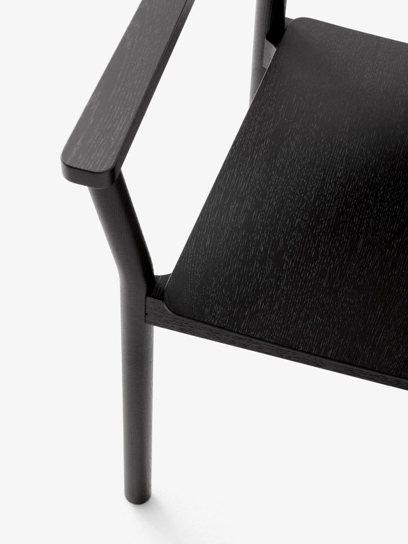 Betty Armchair - No Upholstery - &Tradition Chairs - Smoked Oiled Oak - HORNE