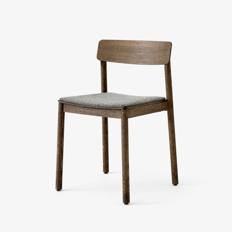 Betty Side Chair - Upholstered Seat - &Tradition Chairs - Smoked Oiled Oak - Sisu 165 - HORNE