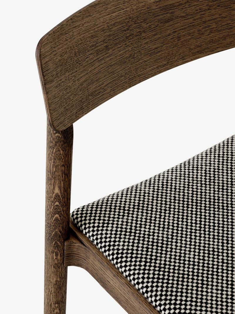 Betty Side Chair - Upholstered Seat - &Tradition Chairs - Smoked Oiled Oak - Sisu 165 - HORNE