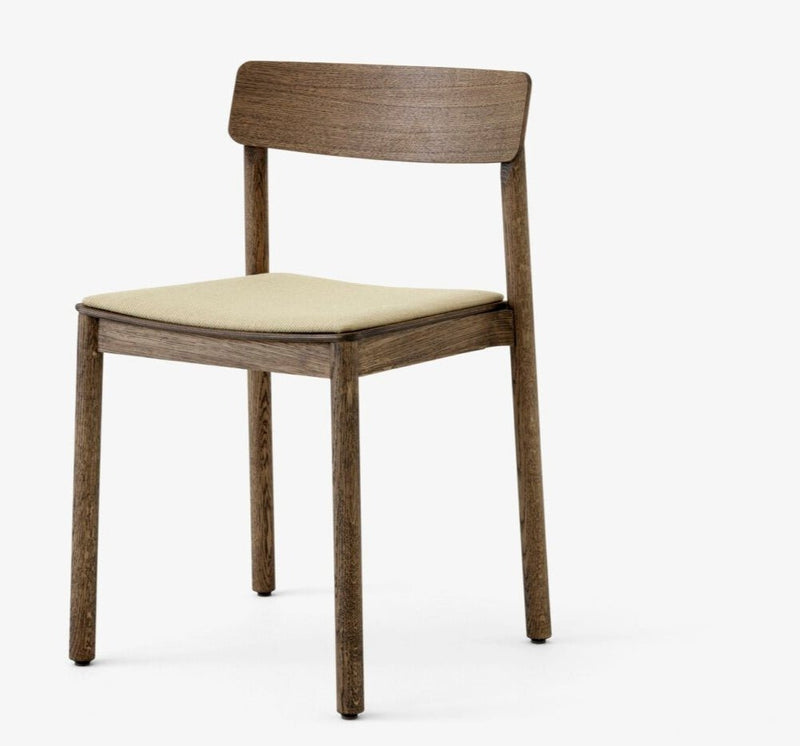 Betty Side Chair - Upholstered Seat - &Tradition Chairs - Smoked Oiled Oak - Sisu 165 - HORNE