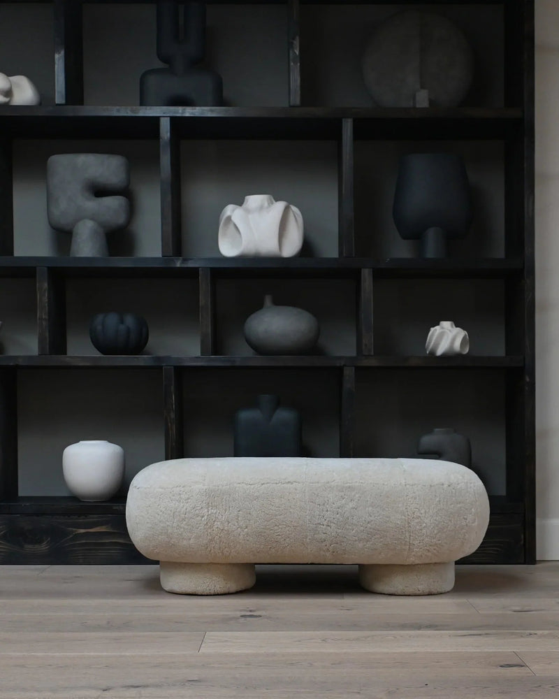 Big Foot Bench - 101 Copenhagen Stools + Benches + Ottomans - Nubuck - Petit - HORNE