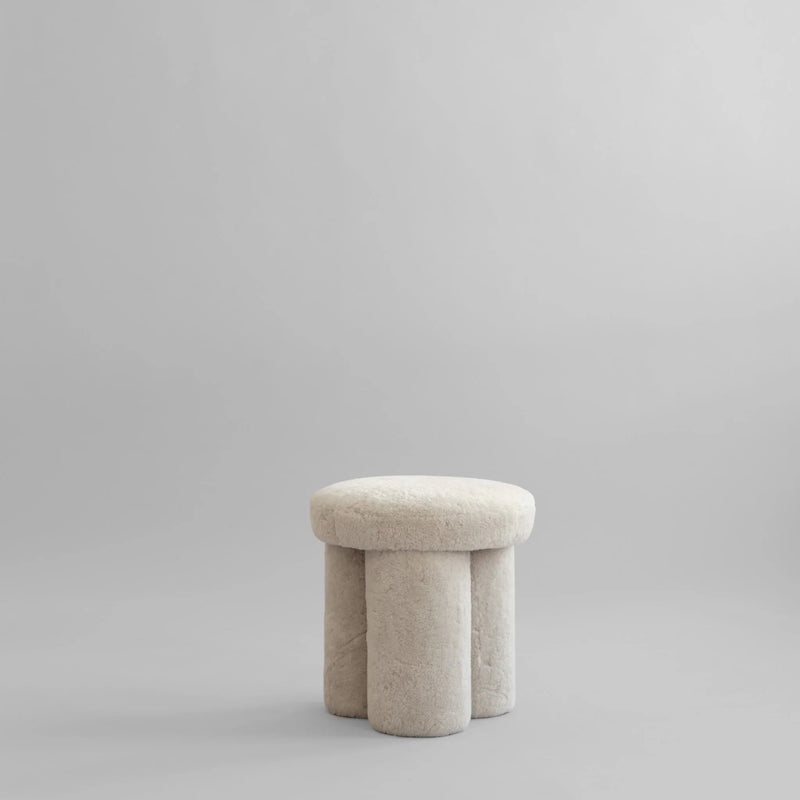 Big Foot Stool - 101Copenhagen - Stools + Benches + Ottomans - Sheepskin - HORNE