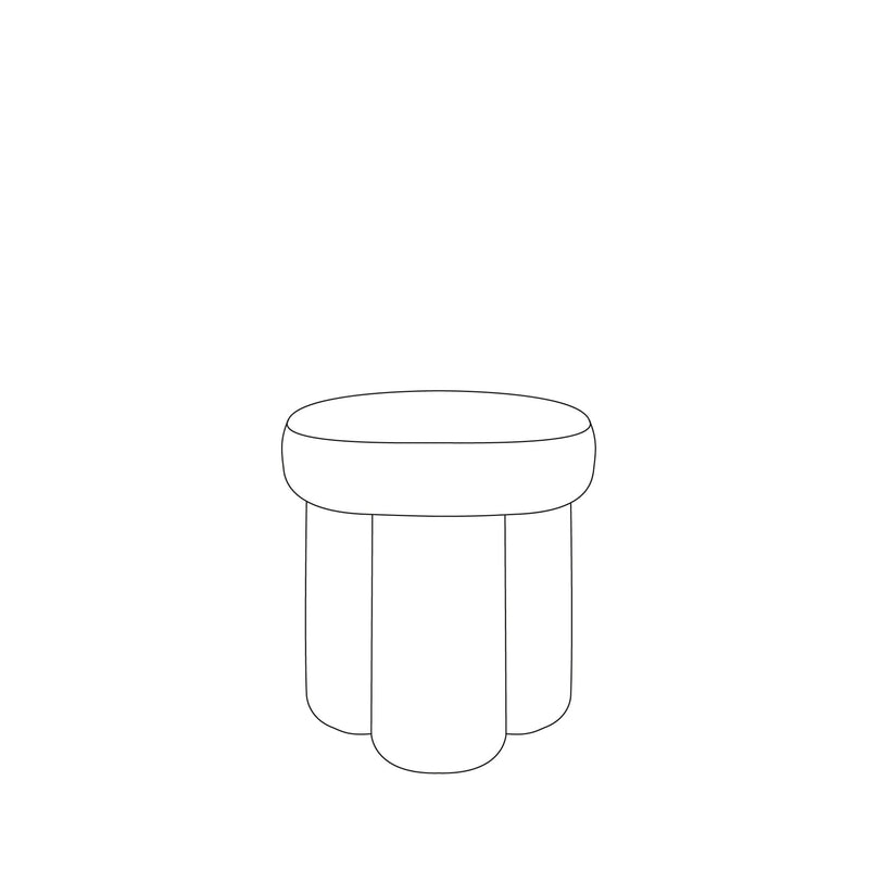 Big Foot Stool - 101Copenhagen - Stools + Benches + Ottomans - Sheepskin - HORNE