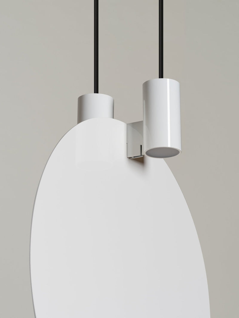 Bijou L Pendant Lamp - Santa & Cole - Pendants - Glossy White - HORNE