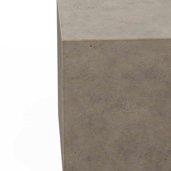 Bloc End Table - Urbia Tables - Dark Grey - HORNE