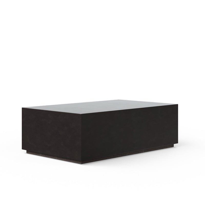 Bloc Rectangular Coffee Table - Urbia Coffee Tables - Dark Grey - HORNE
