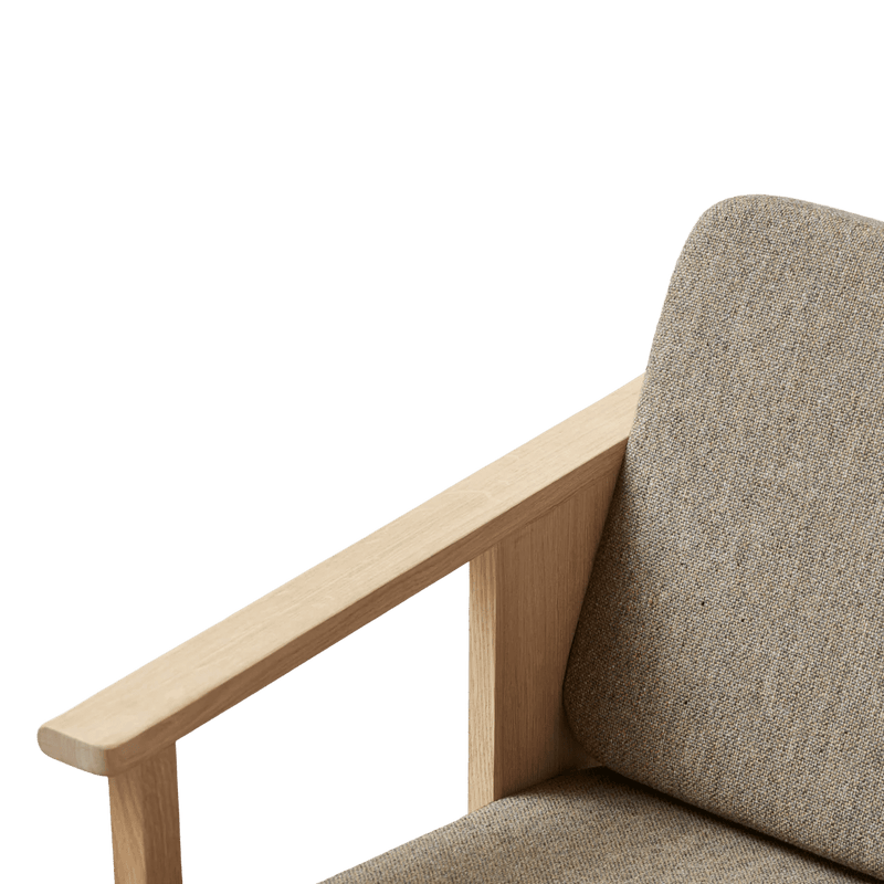 Block Lounge Chair - Form & Refine Chairs - Hallingdal 65 - Oak - HORNE