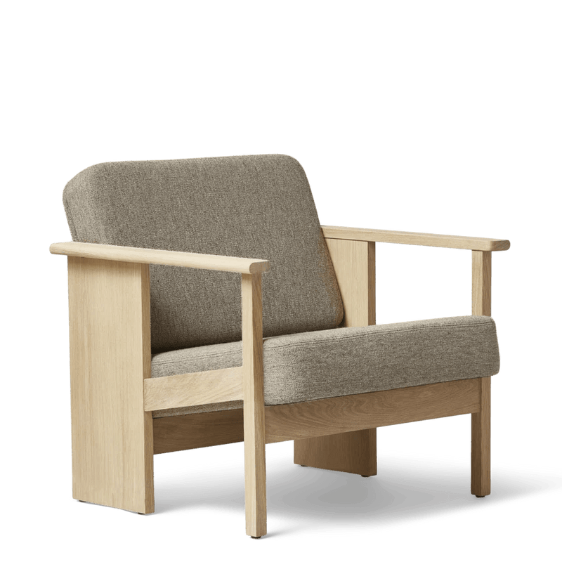 Block Lounge Chair - Form & Refine Chairs - Hallingdal 65 - Oak - HORNE