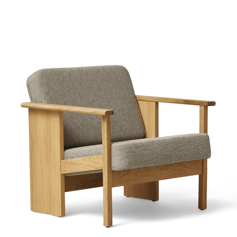 Block Lounge Chair - Form & Refine Chairs - Hallingdal 65 - Oak - HORNE