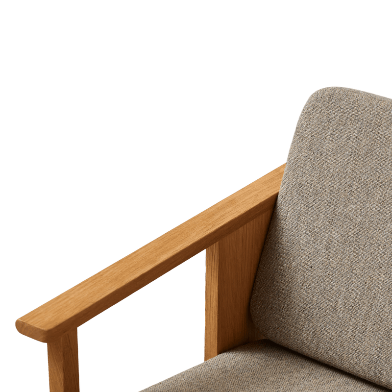 Block Lounge Chair - Form & Refine Chairs - Hallingdal 65 - Oak - HORNE