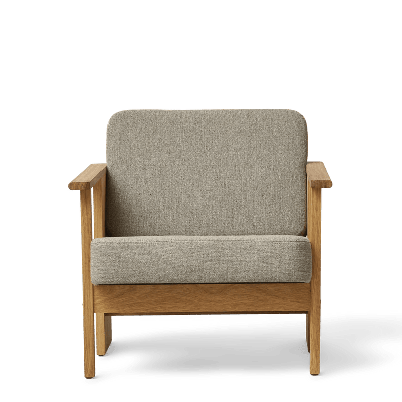 Block Lounge Chair - Form & Refine Chairs - Hallingdal 65 - Oak - HORNE