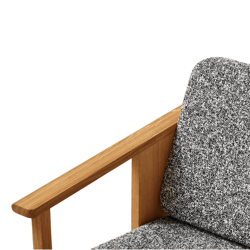 Block Lounge Chair - Form & Refine Chairs - Hallingdal 65 - Oak - HORNE