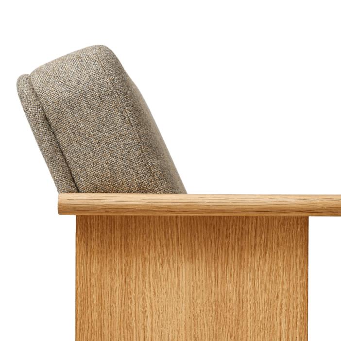 Block Lounge Chair - Form & Refine Chairs - Hallingdal 65 - Oak - HORNE