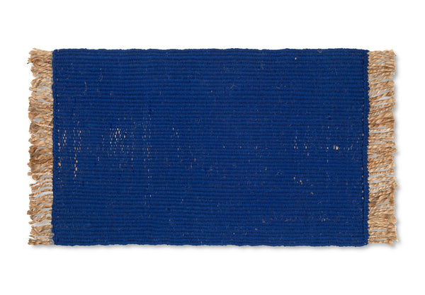 Block Mat - Ferm Living Rugs - Bright Blue - HORNE