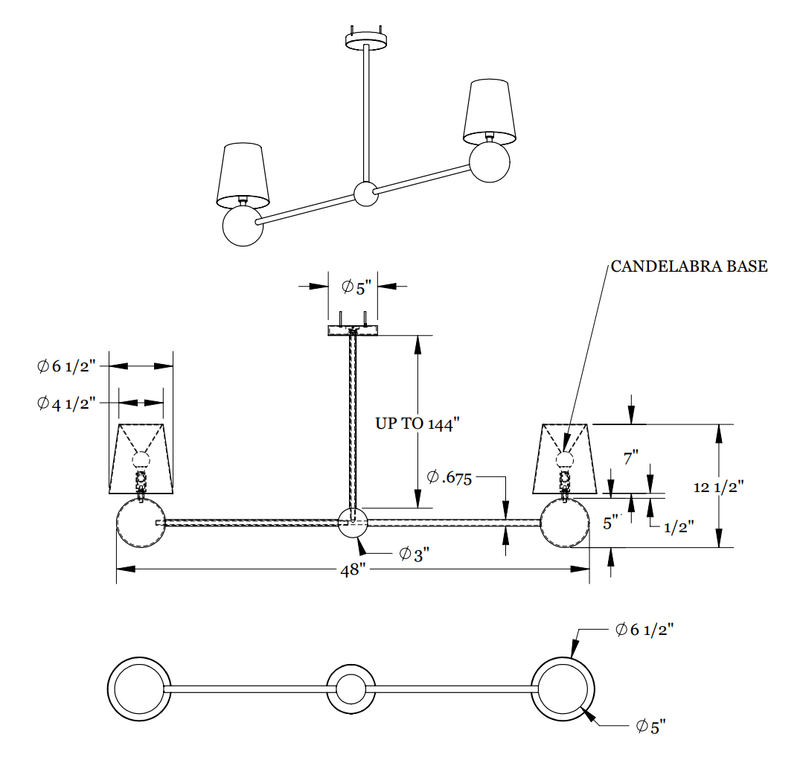 Bole Pendant II in Color - Workstead - Pendants - Clay - 24