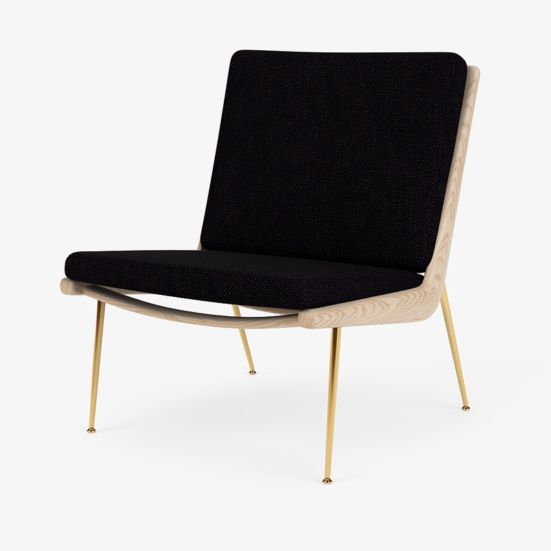 Boomerang Lounge Chair - Oiled Oak w/ Brass - &Tradition Chairs - Hot Madison 988 - HORNE