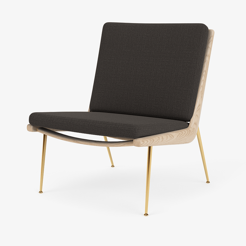 Boomerang Lounge Chair - Oiled Oak w/ Brass - &Tradition Chairs - Hot Madison 988 - HORNE