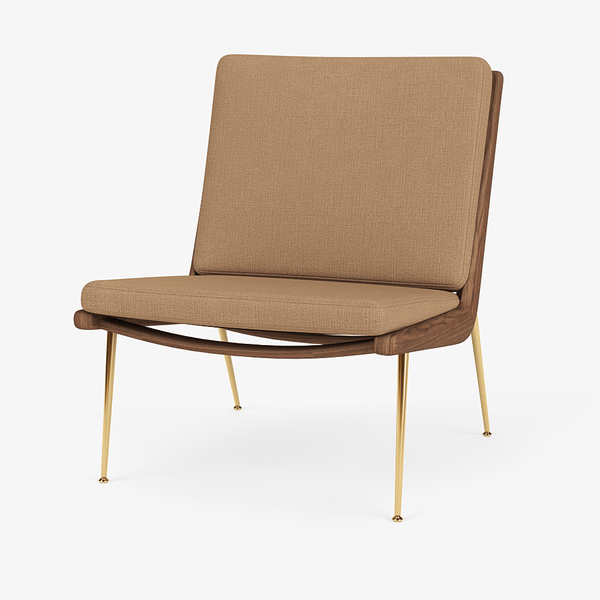 Boomerang Lounge Chair - Oiled Walnut w/ Brass - &Tradition Chairs - Hot Madison 988 - HORNE