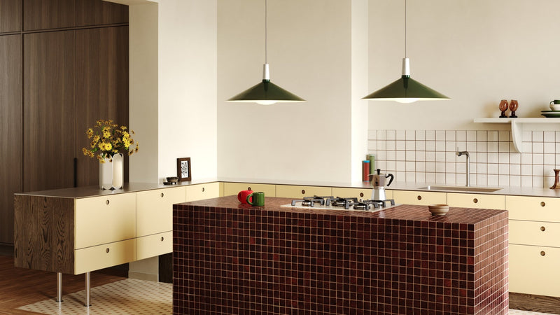 Bower Pendant - Large - Tala - Ceiling Lights - Yellow - Oval II - HORNE