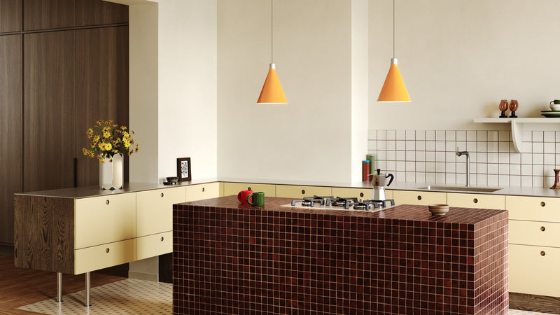 Bower Pendant - Small - Tala - Ceiling Lights - Yellow - Sphere III - HORNE