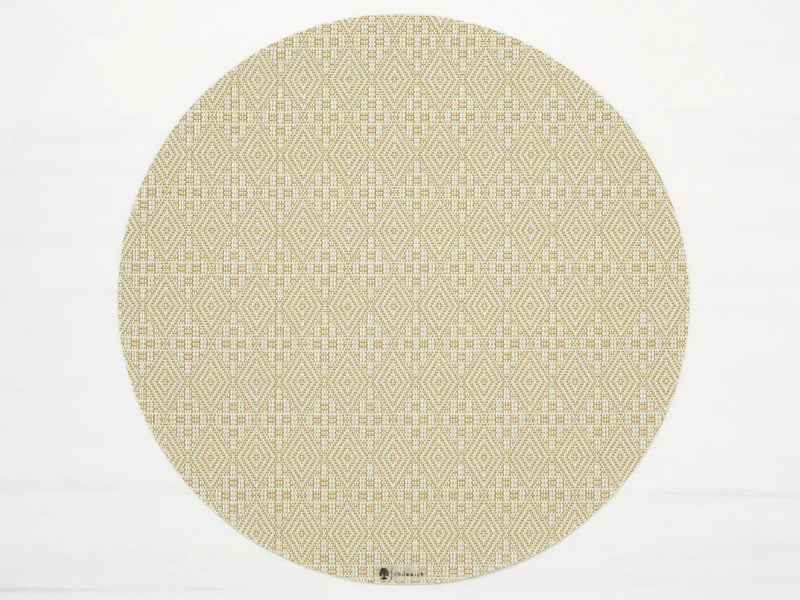 Boxwood Round Placemat - Set of 4 - Chilewich - Kitchen + Table Linens - Abalone - HORNE