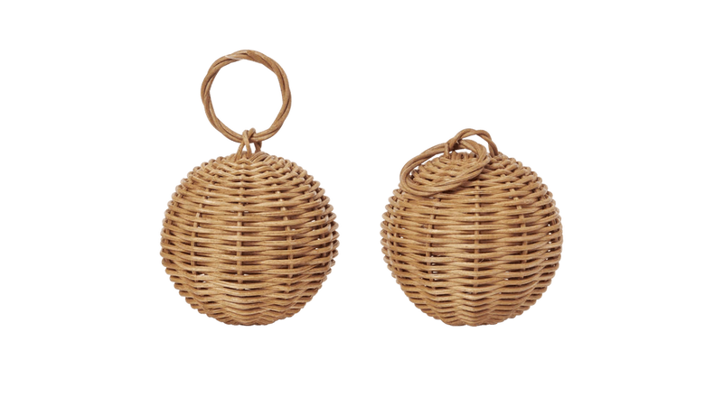 Braided Baubles - Set of 2 - Ferm Living Art + Objects - HORNE