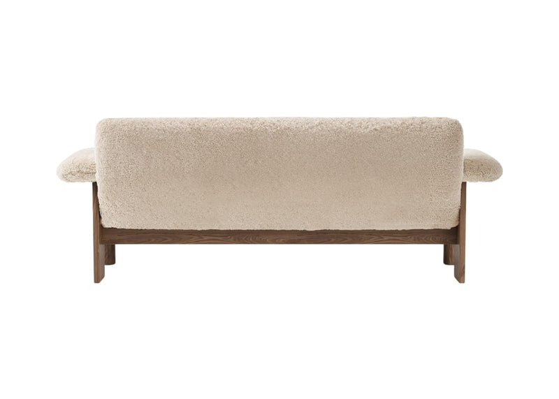 Brasilia Sofa - Sheepskin - Audo Copenhagen - Sofas - Natural Oak - Sahara - HORNE
