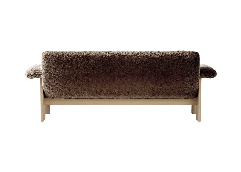 Brasilia Sofa - Sheepskin - Audo Copenhagen - Sofas - Natural Oak - Sahara - HORNE