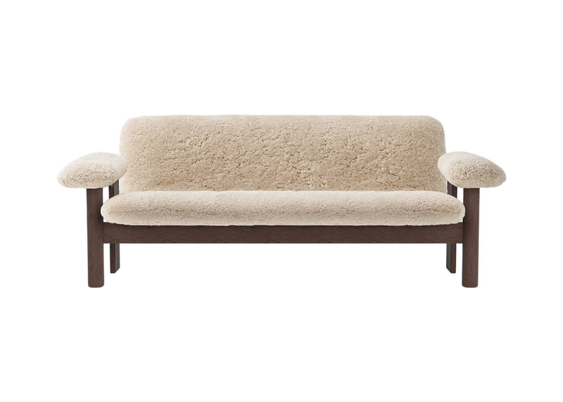 Brasilia Sofa - Sheepskin - Audo Copenhagen - Sofas - Natural Oak - Sahara - HORNE