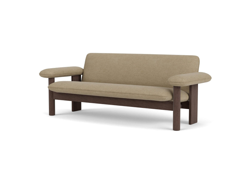Brasilia Sofa - Textile - Audo Copenhagen - Sofas - Natural Oak - Audo Boucl√© 02 - HORNE
